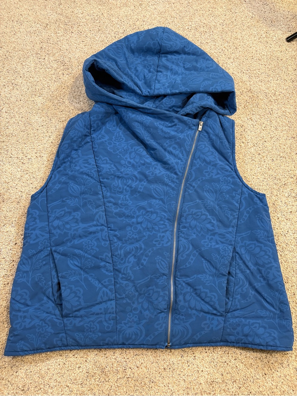 Tommy Bahama Hooded Quilted Vest in Blue